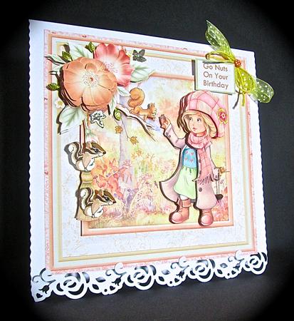 Nutty Friend Birthday, Valentine's, 8x8 Mini Kit & Decoupage by Cynthia Massey