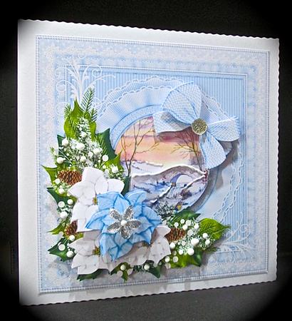 8x8 Snowy Waterfall Mini Kit by Cynthia Massey