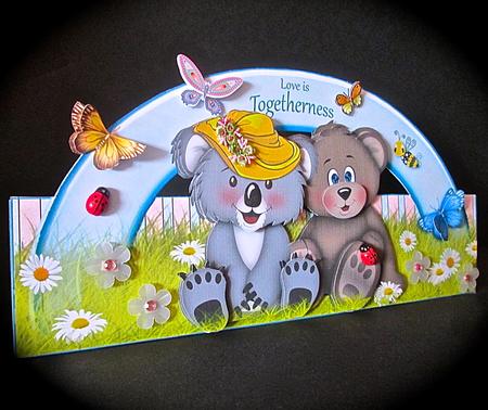 Love is Togetherness Bears by Cynthia Massey