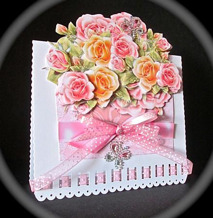 Flower Box Rosy Glow & Butterflies Mini Kit by Cynthia Massey
