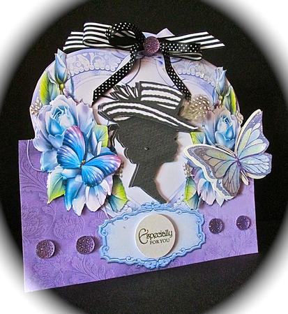 Silhouette Birthday Shaped Card Mini Kit Number 2 by Cynthia Massey