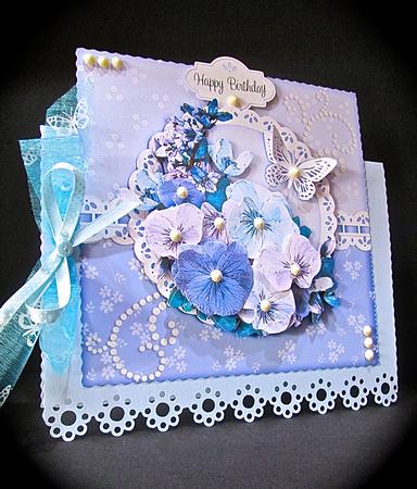 8x8 Spring Flowers a Touch of Elegance Mini Kit 3D Decoupage by Cynthia Massey