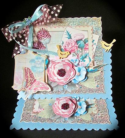 A Flower for You Cardtopper with Inlet 129 by Cynthia Massey