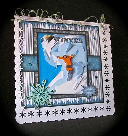 Men Skier Mkit by Cynthia Massey