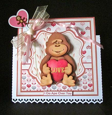 I Go Ape Over You 8x8 Mini Kit & Decoupage by Cynthia Massey