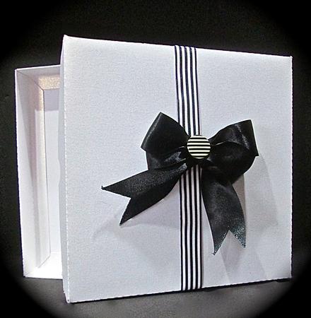 6.5 inch square no glue card box by Cynthia Massey