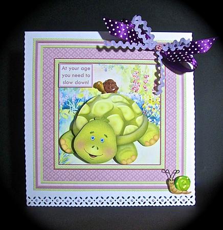 At Your Age You Need to Slow Down 8x8 Mini Kit with Ages by Cynthia Massey