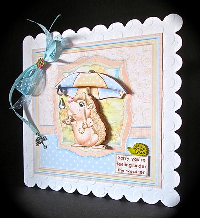Under the Weather Get Well Soon Topper & Decoupage by Cynthia Massey
