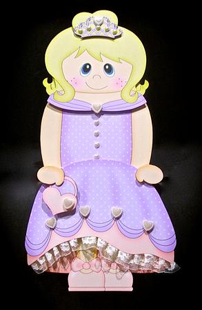 3D on the Shelf Card Kit - Princess Flo by Cynthia Massey
