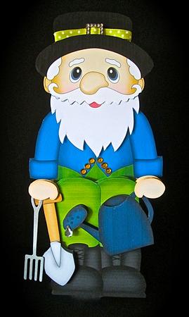 3D on the Shelf Card Kit - Jack the Gnome by Cynthia Massey