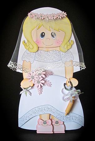 3D on the Shelf Card Kit - Sylvia the Beautiful Bride by Cynthia Massey