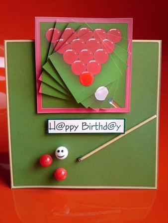 Snooker Easy Over the Edge Card N Spiral Pyramid by Cynthia Massey