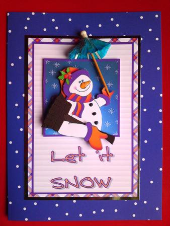 Let It Snow Man by Cynthia Massey
