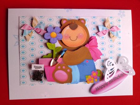 Sweet Little Teddy Bear by Cynthia Massey