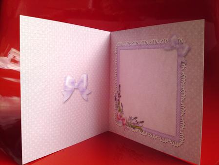 Bluebells Matching Insert Square Portrait by Cynthia Massey