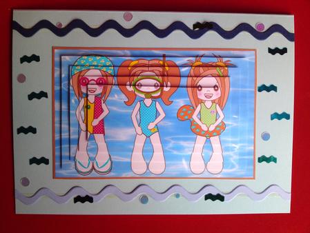 Swim Team Pyramid by Cynthia Massey