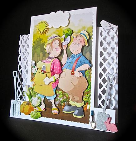 Gardening/allotment Couple. by Cynthia Massey