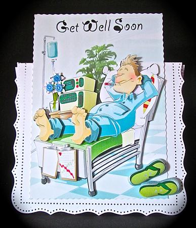 Get Well Soon Dude Ii by Cynthia Massey
