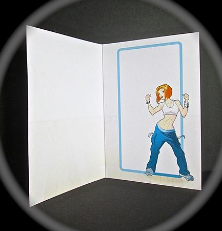 Fitness Dancer Dudess Red Hair Insert by Cynthia Massey