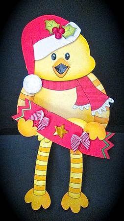 3D on the Shelf Card Kit - Little Christmas Quackers by Cynthia Massey