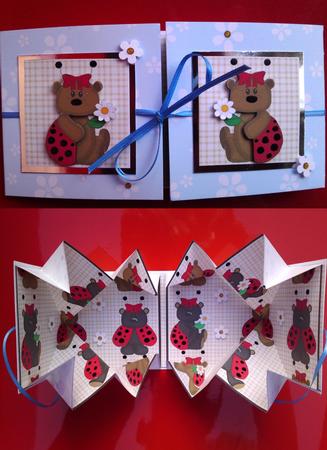 Exploding Card - Bear Bugs by Cynthia Massey