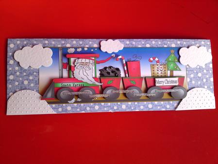 Santas Large Dl Express by Cynthia Massey