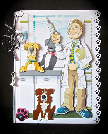 Vet Dude Great Dane by Cynthia Massey