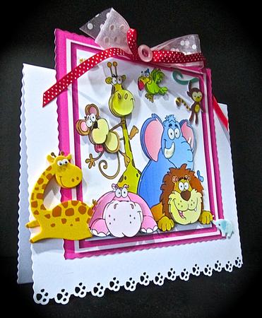 Here Comes the Zoo Gang, Pink by Cynthia Massey