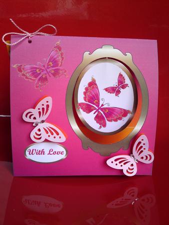 Butterfly Tent Card Kit by Cynthia Massey