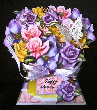 Hand-tied Bouquet - Spring Blooms - Mini Kit by Cynthia Massey