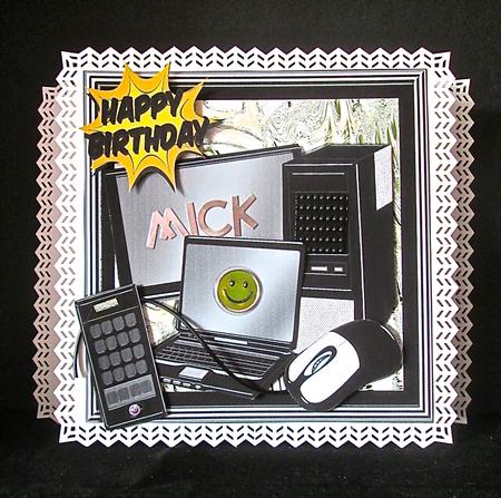 Laptop, Tv, Mouse Mobile All Electronic Gadgets 8x8 Mini Kit by Cynthia Massey