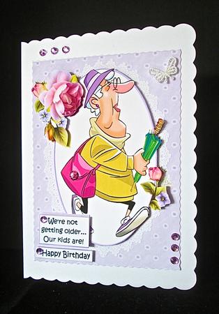 Maggie's Not Old Quick Card by Cynthia Massey