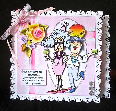 8x8 Stella and Edna Drunk with Friends Mini Kit by Cynthia Massey