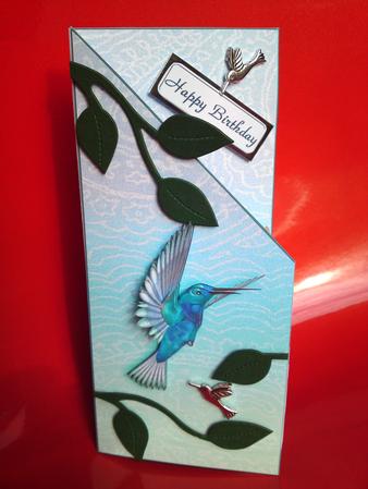Humming Bird Angled Dl by Cynthia Massey