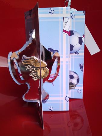 K Card Football Trophy Sheet 2 by Cynthia Massey