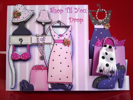 Shop Til You Drop - Stepper Card Kit by Cynthia Massey