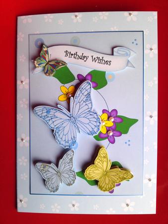 Birthday Butterflies by Cynthia Massey