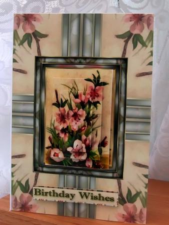 Vintage Flower Card by Cynthia Berridge