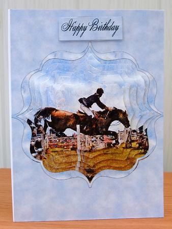 Horse Jumping by Cynthia Berridge