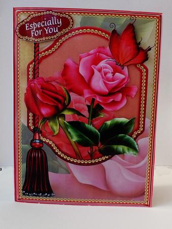 Beautiful Dark Pink Roses by Cynthia Berridge