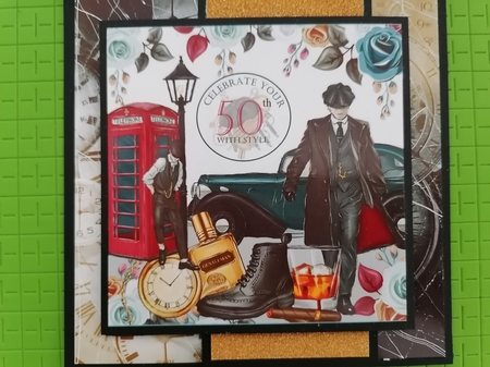 Celebrate Your 50th With Style - Male Mini Page Kit  by D A Boscoe