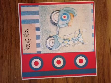 Happy Birthday scooter by D A Boscoe