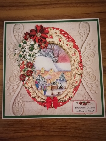 WIFE,HUSBAND,MUM & DAD CHRISTMAS MULTI SENTIMENT CHRISTMAS SCENE 2 by D A Boscoe
