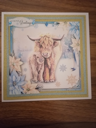The Christmas Highland Cows by D A Boscoe