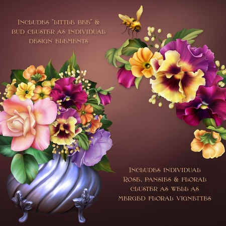 Mamas Bouquet I by Dana Sitarzewski