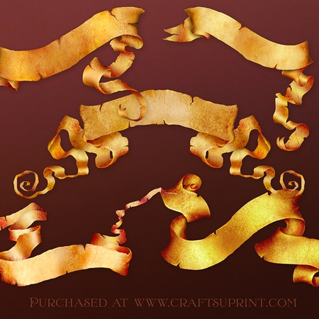 Parchment Scrolls by Dana Sitarzewski