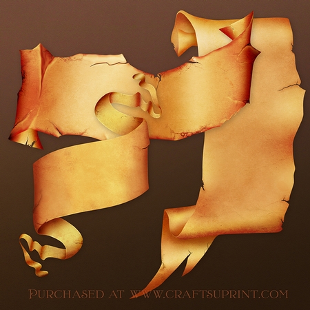 Parchment Scrolls by Dana Sitarzewski