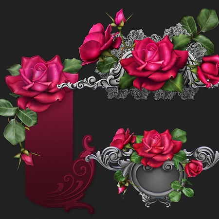 Celebration Roses by Dana Sitarzewski