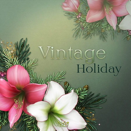 Vintage Holiday by Dana Sitarzewski