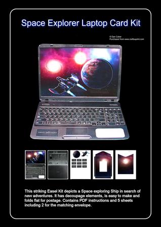 Space Explorer Laptop Card Kit by Dan Coker